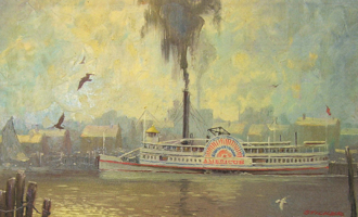 Robert Sticker marine painting